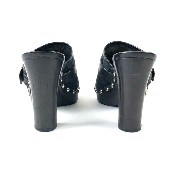 Coach Willow Signature C Black Clogs - Picture 4 of 10